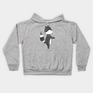 Raccoon Art Kids Hoodie